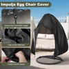 Waterproof Egg Chair Cover for 2 Seater | Heavy-Duty Oxford