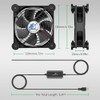 ventilador USB para computadora de 120 mm, ventilador USB con