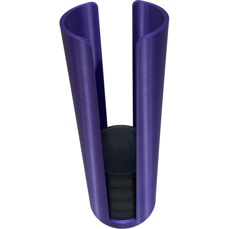 Mason Jar Lid Stack Organizer (Purple, Regular Cap/Ring XT)