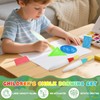 Ekukeon 3 Stück Kinder Aquarell Mal-Set Kreatives Wasserfarben Set für