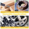 Lainballow 22 Pcs Stainless Steel Wire Brush, Twisted Wire Bore