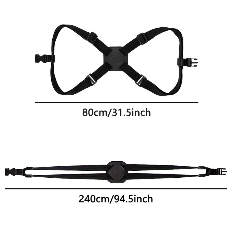 1-Pack Premium Elastic Luggage Strap | Adjustable Bungee Security Belt