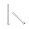 sourcing map M5x60mm Machine Screws Phillips Cross Pan Head Screw