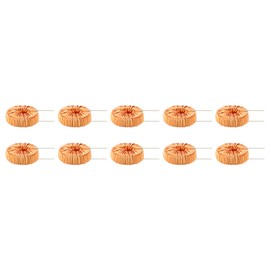 Rebower Toroid Core Inductance Common-Mode Coil Copper Wired, [for DIY] - 220uH 5A / 10 Pcs
