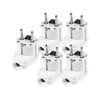 5 Stück KEL Winkelstecker Uni-Schuko, abgewinkelter und zerlegbar, 2p+Z Schuko