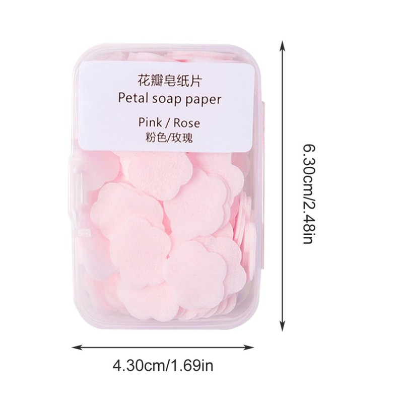 Healeved 16 Boxes of Portable Travelling Soap Flakes Outdoor Hand
