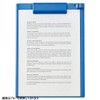 Lihit Lab Binder Antibacterial Clipboard A4 E Type ALCLEA Light