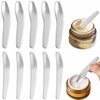 KuuGuu 10 PCS Metal Makeup Spatula Mini Cosmetic Spoon Skincare