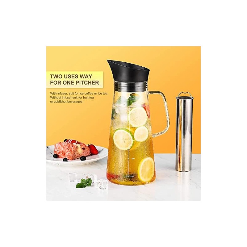 VASA NAMA 1.2L Cafetera Cold Brew, Vidrio de Primera Calidad