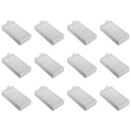Paquete de 12 filtros de repuesto HEPA Nispira compatible con i-life ilife modelo V3s, V3s Pro, V5 y V5s Pro Robot Aspirador