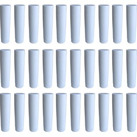 Frühes Forschen 30 lipstick sleeves, white, empty, for self-filling, made in Germany