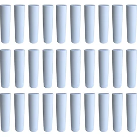 Frühes Forschen 30 lipstick sleeves, white, empty, for self-filling, made in Germany