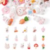 Beadthoven Resin Pendants Cupcake Dessert Pendants for Jewellery Making, Resin