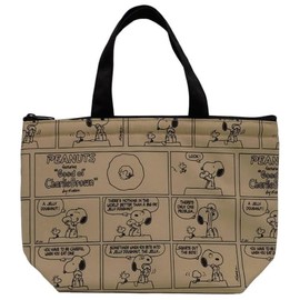 Nakajima Corporation 208491-25 Peanuts Snoopy Insulated Mini Tote Comic Donuts H208491-25 H 20 x W30 D 10cm