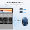 TECKNET Bluetooth Mouse, 3200 DPI Wireless Mouse, 2-Year Battery Computer