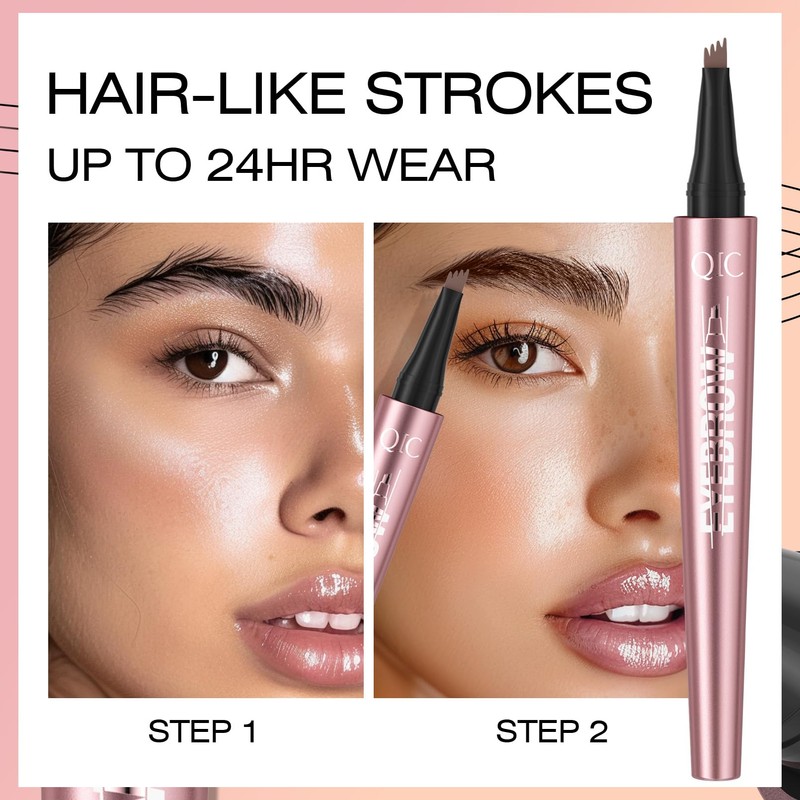 Magic Eyebrow Pencil, Eyebrow Pen Pen 3D Waterproof Eyebrow Pencil