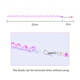 12 Pcs Hair Clip Hair Styling Twister Clip Braid Rubber Spiral Spin Hair Tool DIY Accessories for Kids Girl Women