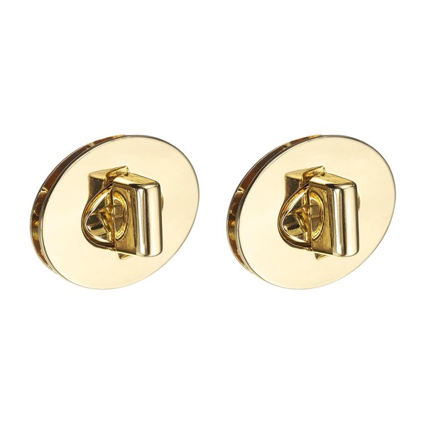 sourcing map 2Pcs Twist Turn Lock Clasp, 46 x 35mm