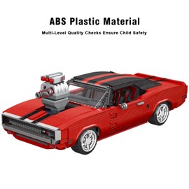 Mould King Sports Car Building Set, 1:12 Scale Super Car Model, 10112 Collectible Speed Champion Cars Building Kits, Build and Display Car Set for Adults Boys Kids Aged 14+ (1869 Pieces)