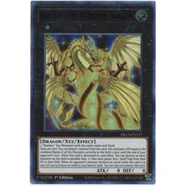 Number 100: Numeron Dragon (Blue) - DLCS-EN117 - Ultra Rare - 1st Edition
