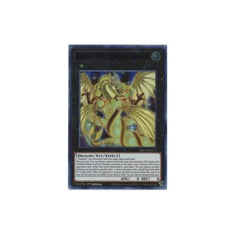 Number 100: Numeron Dragon (Blue) - DLCS-EN117 - Ultra Rare