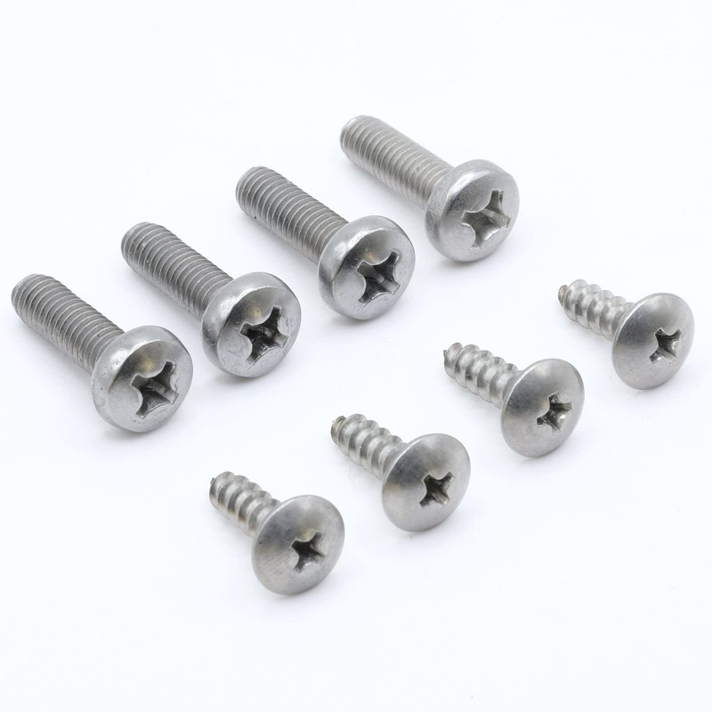 ReplacementScrews License Plate Screws Compatible with Honda Element - Stainless