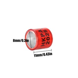 FULAIERGD 100Pcs Multicolor Aluminium Pigeon Leg Rings Dove Leg Rings Identify Bands Plastic with Training Identify Birds Foot Ring (Multicolor)