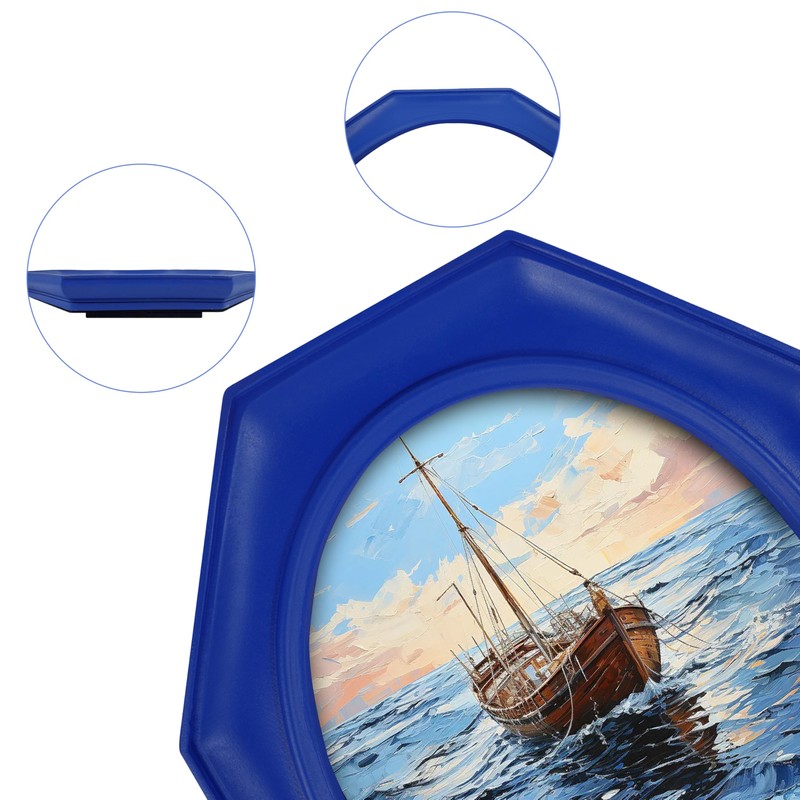 SIMON'S SHOP Picture Frames 8x10 Oval Picture Frames for Tabletop