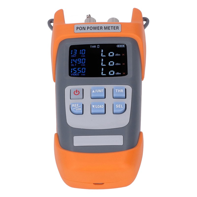 Handheld PON Optical Power Meter Automatic Calibration Threshold Setting ABS