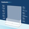 2 Pack Acrylic Flyer Holder 8.5 x 11 Clear Brochure
