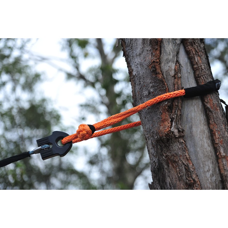 Australian Made Soft Shackle 18000kg 11mm*65cm 2pcs, Made by George4x4