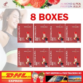8 cajas de gelatina de proteína de almendra y guisante #berry suplemento dietético dieta para perder peso
