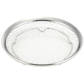 Shimomura 40251 40251 Colander Colander Oil Cutting Plate, Small, Made in Japan, Stainless Steel, Tabletop, 7.7 inches (19.6 cm), Tsubamesanjo
