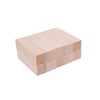 Operitacx 10pcs Small Wooden Plank Craft Natural Basswood Blocks for