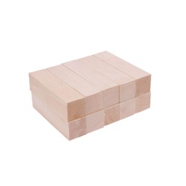 Operitacx 10pcs Small Wooden Plank Craft Natural Basswood Blocks for DIY Projects Smooth Surface for Painting and Drawing for Arts and Crafts