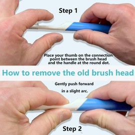 4-Count Black Electric Toothbrush Replacement Heads Compatible with Quip, Adult Refill Brush Heads