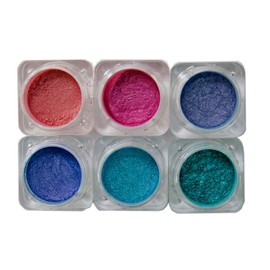 Mica Powder Pigment for Makeup - Lip Gloss Pigment Powder for Lipstick - Pigment Powder for Nails - Loose Mica Pigment Powder for Eyeshadow, Skin, Face & Body - Naked Cosmetics Tropical Indulgence #01