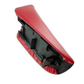 Motorcycle Durable Sunproof Easy Use Red + Black Flat Tall Foam Seat For CRF50 90cc 110cc 125cc 140cc 150cc 160cc XR 50 SSR Trail Dirt pit Bike Off Road motocross Motorbike scooter (Red)