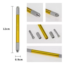 3 Inductores Manuales Microblading/shading Doble Punta Metal