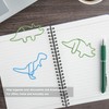 100 Pcs Shaped Paper Clips Hippo Dinosaur Shape Metal Cute