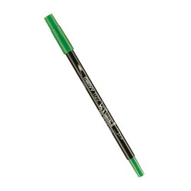 UCHIDA 1122-C-48 Marvy Extra Fine Tip Le Plume II Double Ender Marker Pen, Leaf Green