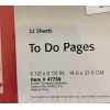 At-A-Glance #47759 To Do Pages 5 1/2 x 8 1/2