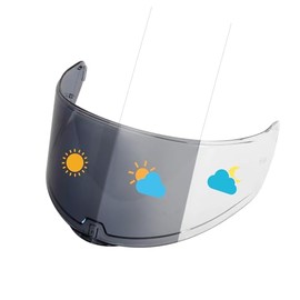 PSLER Sedici Strada 2 Visor - Sedici Strada 2 and Strada 3 Face Shield Motorcycle Helmet visor Accessories Replacement for LS2 FT2 VECTOR Sedici Strada 2 Strada 3 FF801 FF397，Photochromic