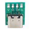 Greluma 6PCS 16 Pin Type-C Male to 2.54mm PCB Adapter