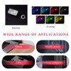 Yourkar 4 PCS USB LED Car Interior Atmosphere Lamp, Plug-in