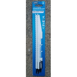 HART All Purpose Reciprocating Saw Blades 2 piece,  9"  6/9 TPI.