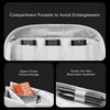 XSQD Data Cable Organiser Storage Bags, 180 ° Unfolded Cable