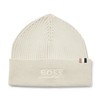BOSS Magico Ribbed Mixed Material Beanie, Milky Way, One Size