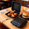 70 Pack Clamshell Food Containers, 8 x 8 x 2.8