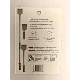 Warner 793 Tool 4-Inch Strip and Clean Replacement Blade,Blue Steel, Double Edge